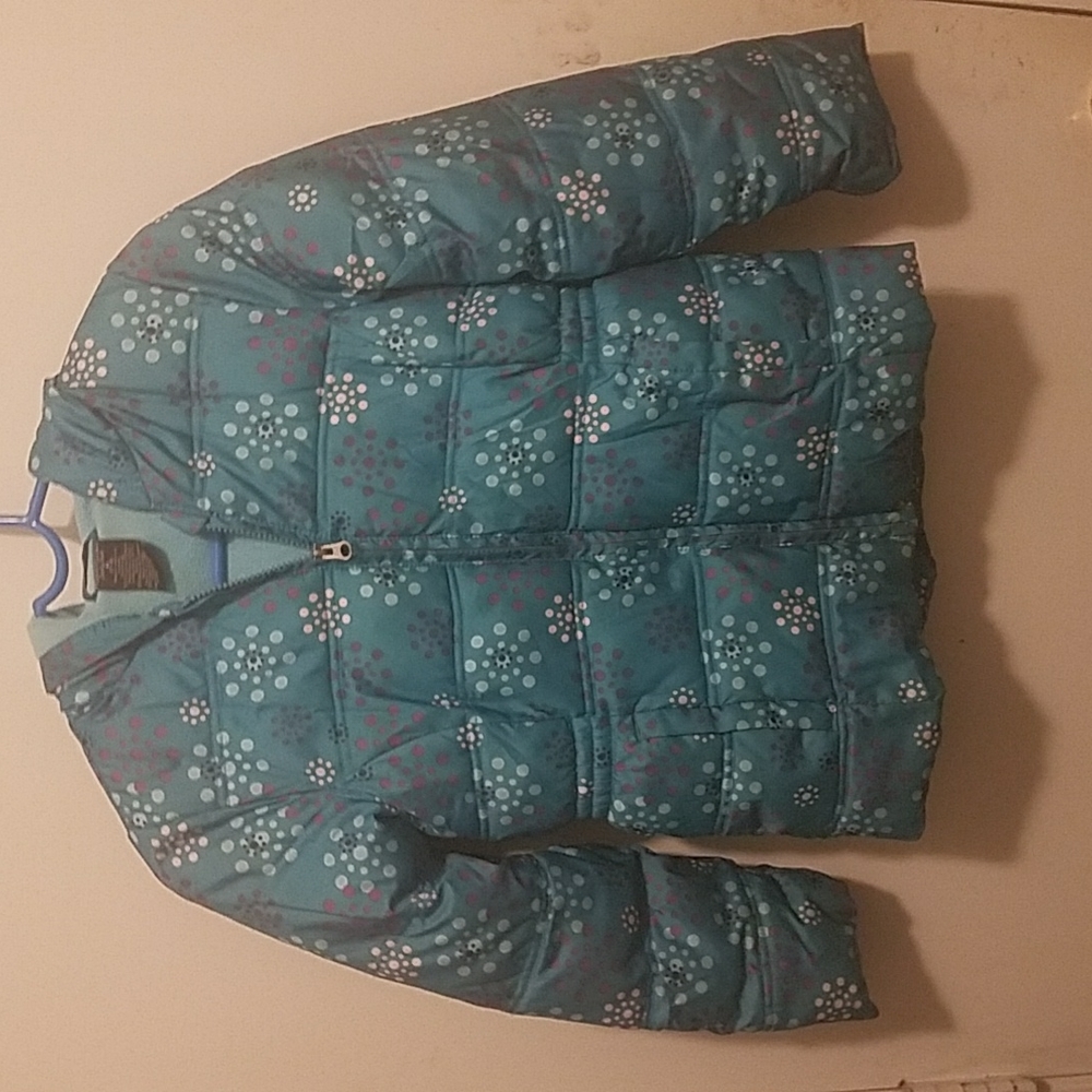 Faded Glory Girls jacket 7/8 blue green
